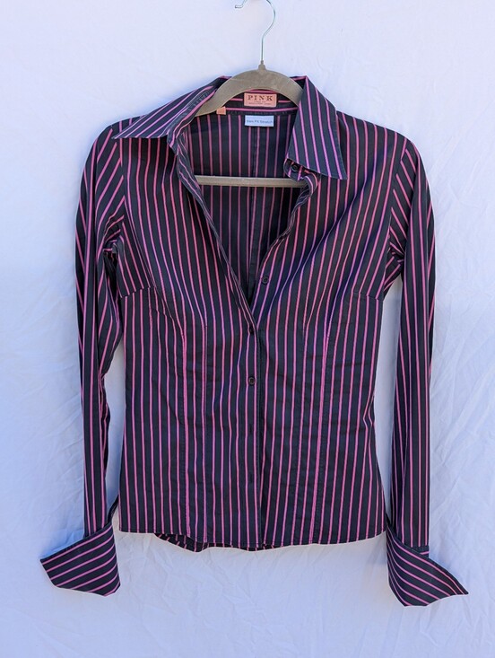 Thomas Pink Tops - Vintage PINK Thomas Pink Long Sleeve Button Down Shirt